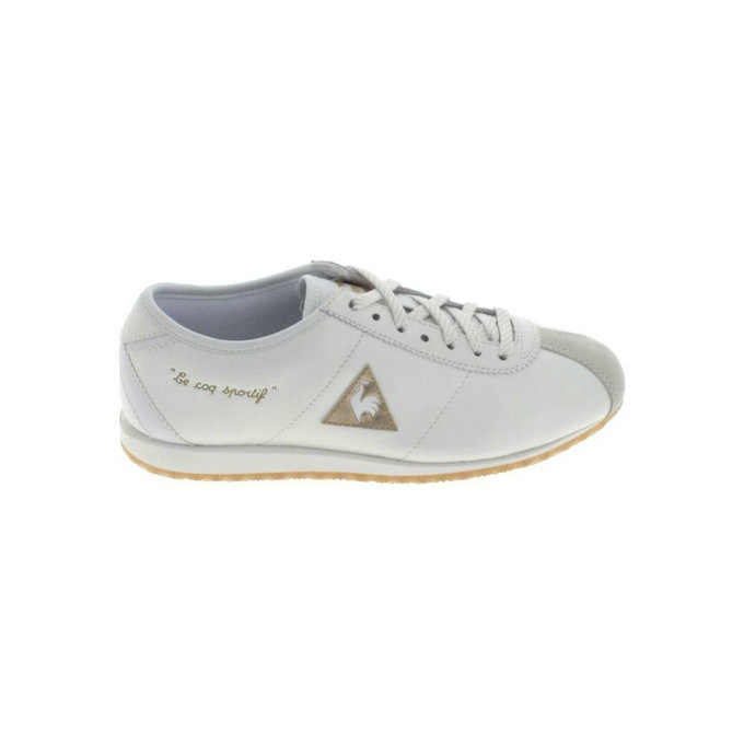 Le Coq Sportif Wendon Sparkly Blanc Or Blanc - Chaussures Basket Femme